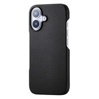 iPhone17 ケース ソフトレザー 超軽量 薄型 ブラック PM-A25APLOBK エレコム 1個（直送品）