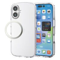 iPhone17 ケース ソフト 衝撃吸収 軽量 薄型 高透明 クリア PM-A25ATSLUC3CR エレコム 1個（直送品）