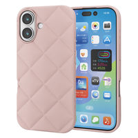 iPhone17 ケース ソフト 衝撃吸収 キルティング風デザイン ピンク PM-A25AUCQPN エレコム 1個（直送品）