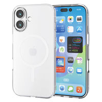 iPhone17 ケース ソフト 衝撃吸収 MAGKEEP クリア PM-A25AUCTMGCR エレコム 1個（直送品）
