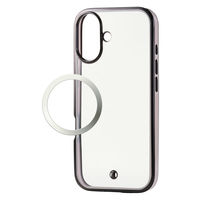 iPhone17 ケース ソフト 衝撃吸収 メタリックライン ブラックピンク PM-A25AUCTMLBPN エレコム 1個（直送品）