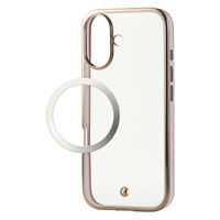 iPhone17 ケース ソフト 衝撃吸収 メタリックライン ピンク PM-A25AUCTMLPN エレコム 1個（直送品）