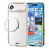 iPhone Air ケース ハイブリッド D3O(R) 超衝撃保護 ベージュ PM-A25BD3OFCBE エレコム 1個（直送品）