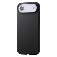 iPhone Air ケース ハイブリッドシリコン アンチダストコート ブラック PM-A25BHVSCCBK エレコム 1個（直送品）