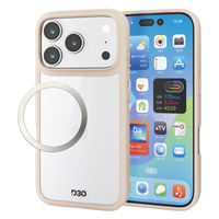 iPhone17 Pro ケース ハイブリッド D3O(R) 超衝撃保護 ベージュ PM-A25CD3OFCBE エレコム 1個（直送品）
