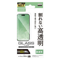iPhone17 Pro ガラスライクフィルム 高透明 ハードコート9H 薄型 指紋防止 気泡防止 PM-A25CFLGL エレコム 1個（直送品）