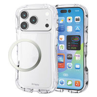 iPhone17 Pro ケース ハイブリッド 衝撃吸収 Grippy クリア PM-A25CGRPACR エレコム 1個（直送品）