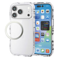 iPhone17 Pro ケース ハイブリッド 衝撃吸収 軽量 薄型 クリア PM-A25CTSLACR エレコム 1個（直送品）