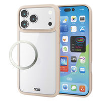 iPhone17 Pro Max ケース ハイブリッド D3O(R) 超衝撃保護 ベージュ PM-A25DD3OFCBE エレコム 1個（直送品）
