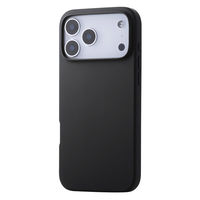 iPhone17 Pro Max ケース ハイブリッドシリコン アンチダストコート ブラック PM-A25DHVSCCBK エレコム 1個（直送品）