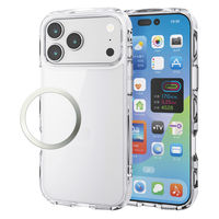 iPhone17 Pro Max ケース ハイブリッド 衝撃吸収 軽量 薄型 クリア PM-A25DTSLACR エレコム 1個（直送品）