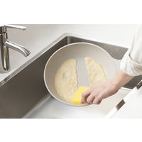 ナチュかるフライパン 26cm IH・ガス火両用 パールグレー×アイボリー NTL-F26PG 1個 アイリスオーヤマ