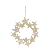 クリスマス　スターリースオーナメント(ゴールド) LAKOLE/ラコレ