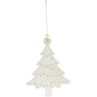 クリスマス　グリッターツリーオーナメント(シルバー) B LAKOLE/ラコレ