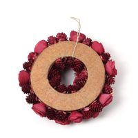 クリスマス　ドライリース(23cm) レッド LAKOLE/ラコレ