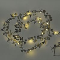 クリスマス　グリッターリーフ(シルバー) LAKOLE/ラコレ