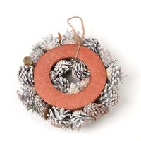 クリスマス　ドライリース(23cm) ナチュラル LAKOLE/ラコレ