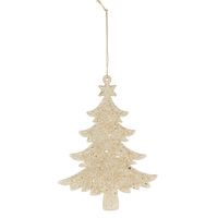 クリスマス　グリッターツリーオーナメント(ゴールド) A LAKOLE/ラコレ
