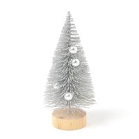 クリスマス　ラメミニツリー シルバー LAKOLE/ラコレ