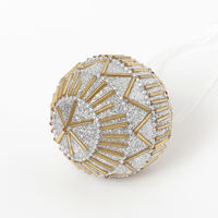 【アウトレット】クリスマス　ボールオーナメント(S) シルバー LAKOLE/ラコレ