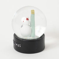 クリスマス　スノードーム(S) スノーマン LAKOLE/ラコレ