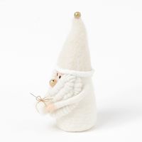 クリスマス　フェルトサンタ ホワイト LAKOLE/ラコレ