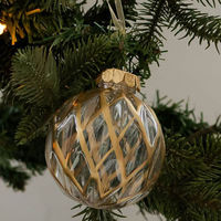 【アウトレット】クリスマス　プラオーナメント クリア LAKOLE/ラコレ