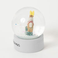 クリスマス　スノードーム(S) トナカイ LAKOLE/ラコレ