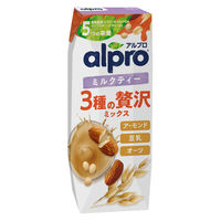 ダノン アルプロ 3種の贅沢ミックス ミルクティー 250ml 1箱（18本入）