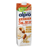 ダノン アルプロ 3種の贅沢ミックス 砂糖不使用 1000ml 1箱（6本入）