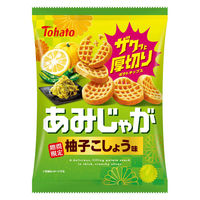ポテトスナック おつまみ 食べきりサイズ あみじゃが 柚子こしょう味 53g 1セット（1個×6）