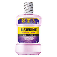 【アウトレット】【Goエシカル】訳あり リステリン トータルケアゼロプラス 1000mL 4本パック マウスウォッシュ 医薬部外品