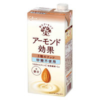 グリコ アーモンド効果 3種のナッツ砂糖不使用 1000ml 1箱（6本入）