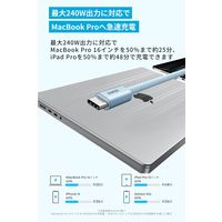 Anker Zolo USBーC & ケーブル(240W高耐久ナイロン)1.0m A8060131 1本
