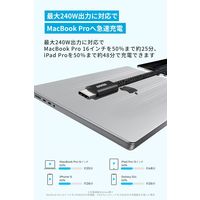 Anker Zolo USBーC & ケーブル(240W高耐久ナイロン)1.0m A8060111 1本