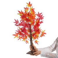 ストア・エキスプレス 卓上紅葉立ち木(造花)高さ70cm 8186-462 1台 57-10-8-2（直送品）