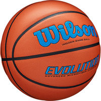Wilson(ウイルソン) バスケットボール 競技ボール6号 EVOLUTION ゲームボール オレンジ/ロイヤル 0595XB0604（直送品）