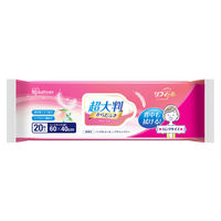 ウェットタオルアイリスオーヤマ 超大判からだふき 1シート 60×40cm 1セット（60枚入：20枚入×３パック）
