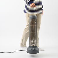 BRUNO カーボンヒーターNostal Stove wide（チャコールグレー） BOE077ーCGY 1個