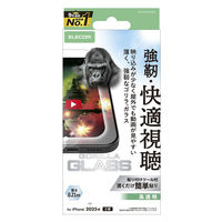 iPhone17 ガラスフィルム 超透明 光反射軽減 10H Gorilla(R) 薄型 PM-A25AFLGARO エレコム 1個（直送品）