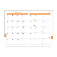 【アウトレット】【2026年度版手帳】レイメイ藤井 カラーインデックスダイアリーPK ネイビー RFD2632K 1個