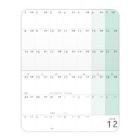 【アウトレット】【2026年度版手帳】レイメイ藤井 カードサイズダイアリー ブラック RFD2613B 1個