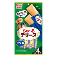 いなば ちゅーる テリーヌ かつお 国産 (15g×4本)2袋 ちゅ～る ドッグフード 犬用 おやつ