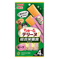 いなば ちゅーる テリーヌ 総合栄養食タイプ ビーフ 国産 (15g×4本)2袋 ちゅ～る ドッグフード 犬用 おやつ