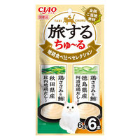 いなば CIAO チャオ 旅するちゅーる 地鶏食べ比べセレクション 国産 (6g×6本)10袋 ちゅ～る キャットフード 猫用 おやつ