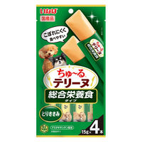 いなば ちゅーる テリーヌ 総合栄養食タイプ とりささみ 国産 (15g×4本)10袋 ちゅ～る ドッグフード 犬用 おやつ