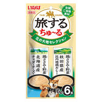 いなば 旅するちゅーる 北の大地セレクション 国産 (6g×6本)2袋 ちゅ～る ドッグフード 犬用 おやつ