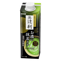 明治 辻利 お濃い抹茶ラテ 210ml 1セット（24本）