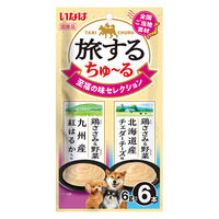 いなば 旅するちゅーる 至福の味セレクション 国産 (6g×6本)10袋 ちゅ～る ドッグフード 犬用 おやつ
