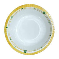 ペーパーウェア デザインペーパーボウル 160ml（小）水玉柄 T-160DB 1セット（100個：50個入×2袋）